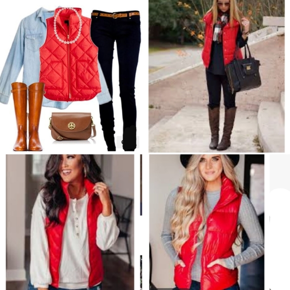 STYLE & CO Gleaming Buttons/Hardware Quilted Puffer Jacket Vest EUC - Picture 2 of 10